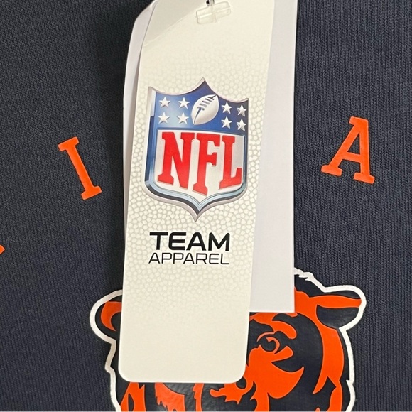 NWT Women’s NFL Team Apparel Chicago Bears Oversized Sweatshirt Size XL - Picture 5 of 11